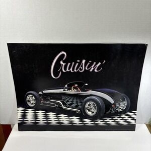Vintage 1997 California V8 Special Roadster Poster Tangerine Press Kimball 18x24